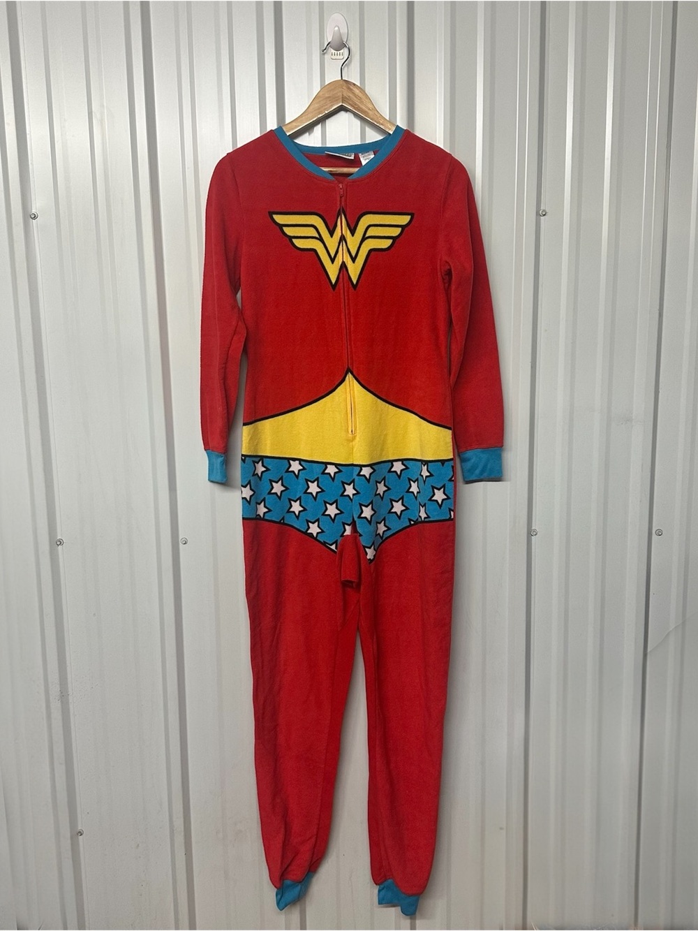 Women’s DC Comics Wonder Woman Fleece Union Suit Pajamas Cozy